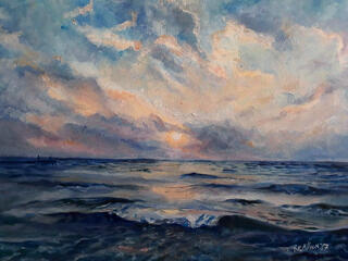 Sea - Acrylics on canvas